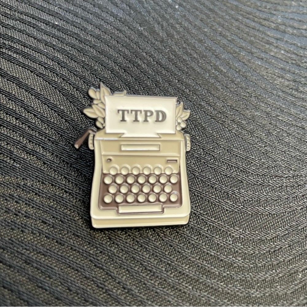 Taylor Swift TTPD Vintage Typewriter Enamel Pin $5 Bundled
